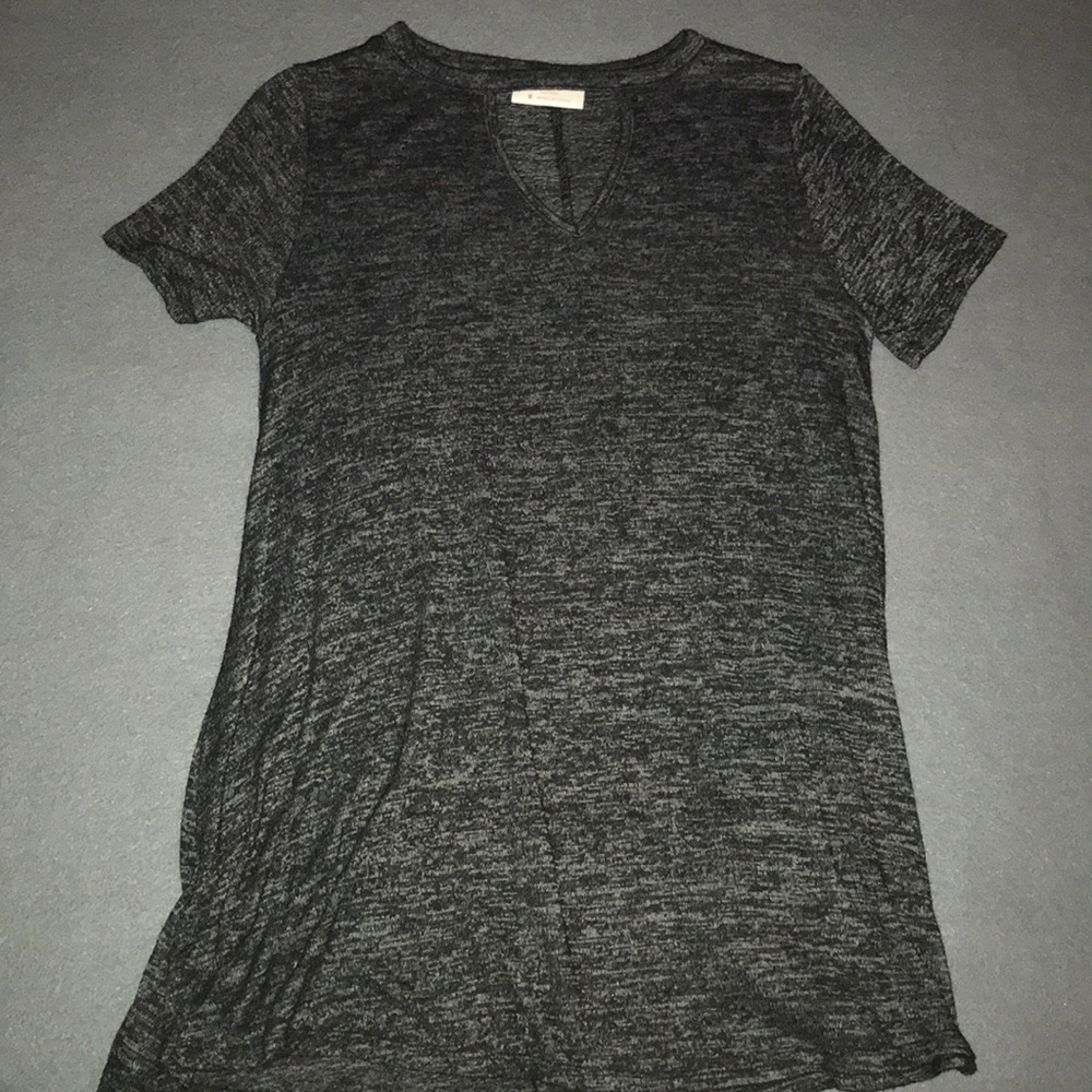 Black and Grey shirt with cutout